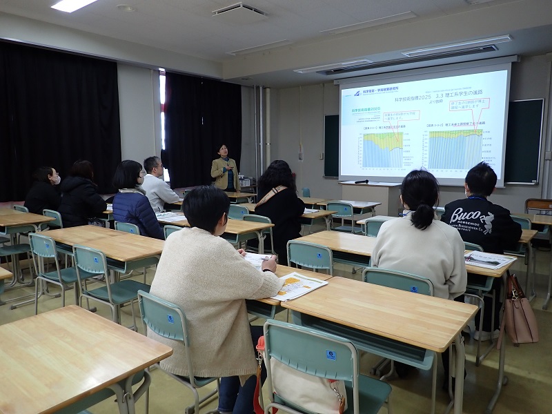 「数学とデータで遊ぼう！数学・データサイエンス体験教室と保護者向け理系進路講演会」を開催しました